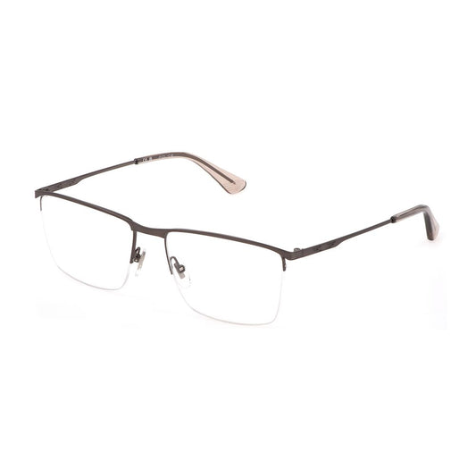 Police Gray Metal Frames