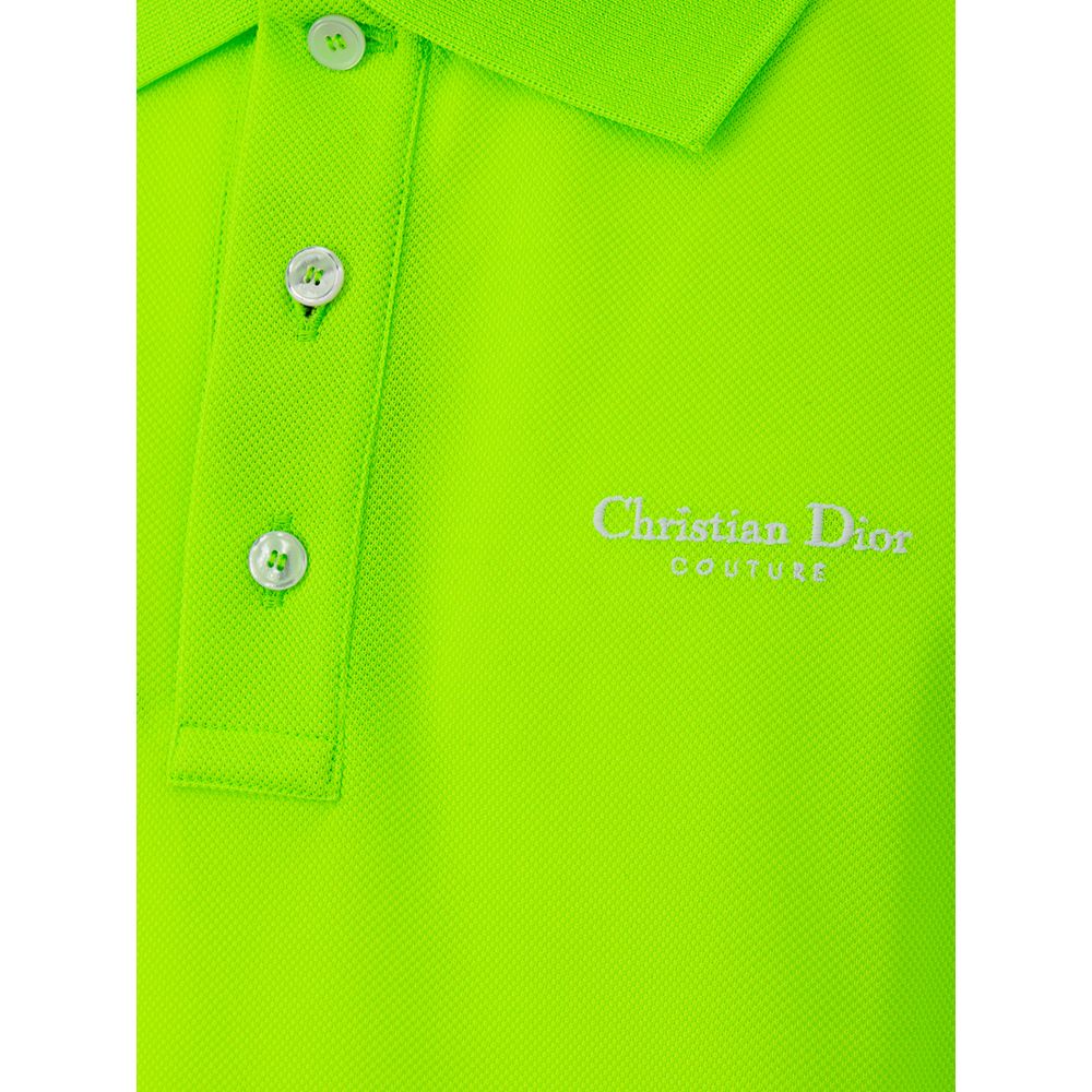 Dior Green Cotton Polo Shirt