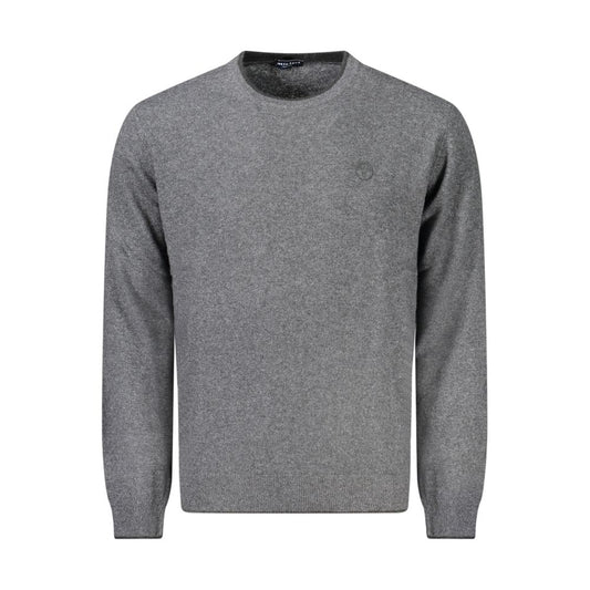 North Sails Gray Wool Mens Sweater