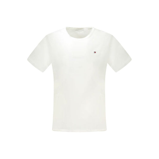 Tommy Hilfiger White Cotton Men TShirt