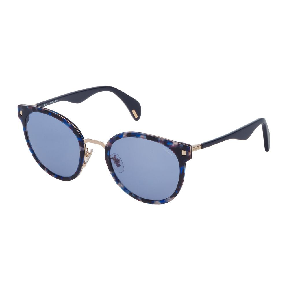 Police Blue Acetate Sunglasses