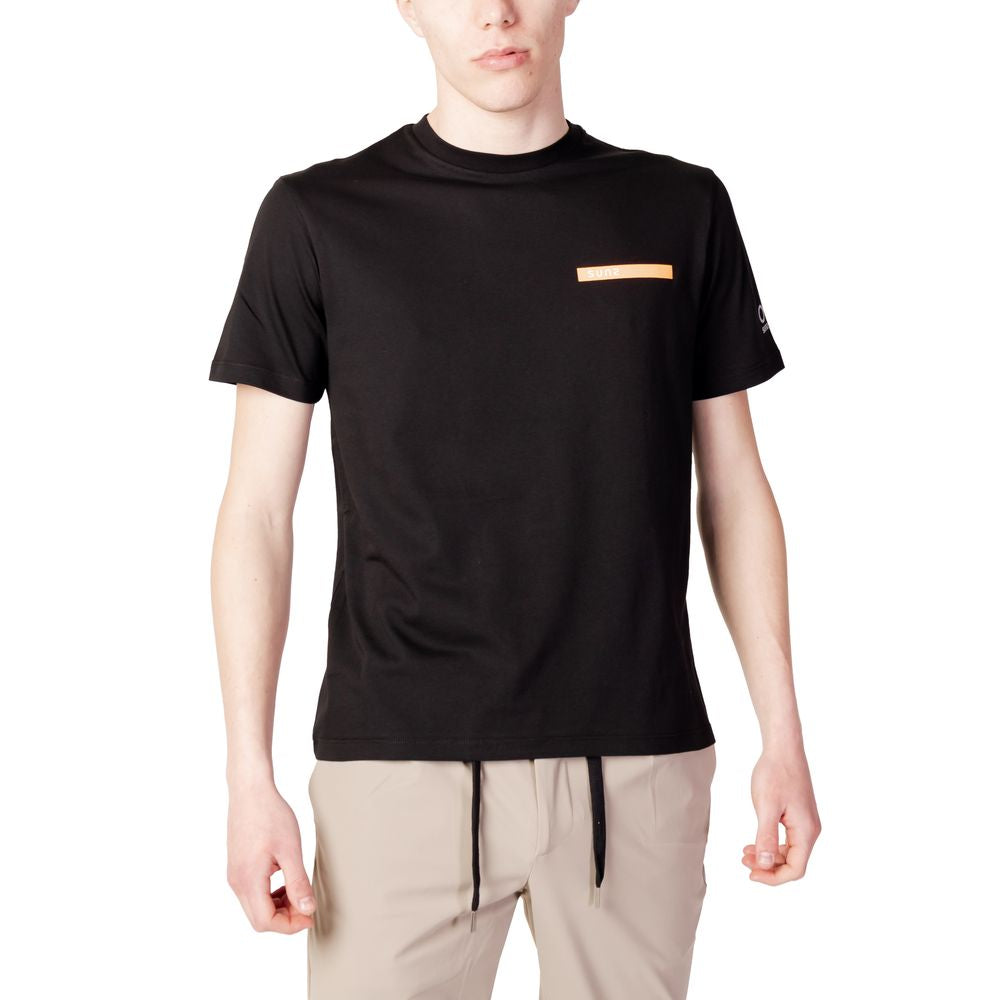 Suns Black Cotton T-Shirt