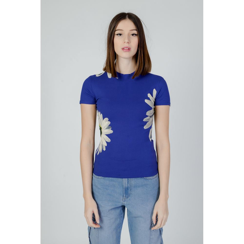 Desigual Blue Viscose Tops & T-Shirt