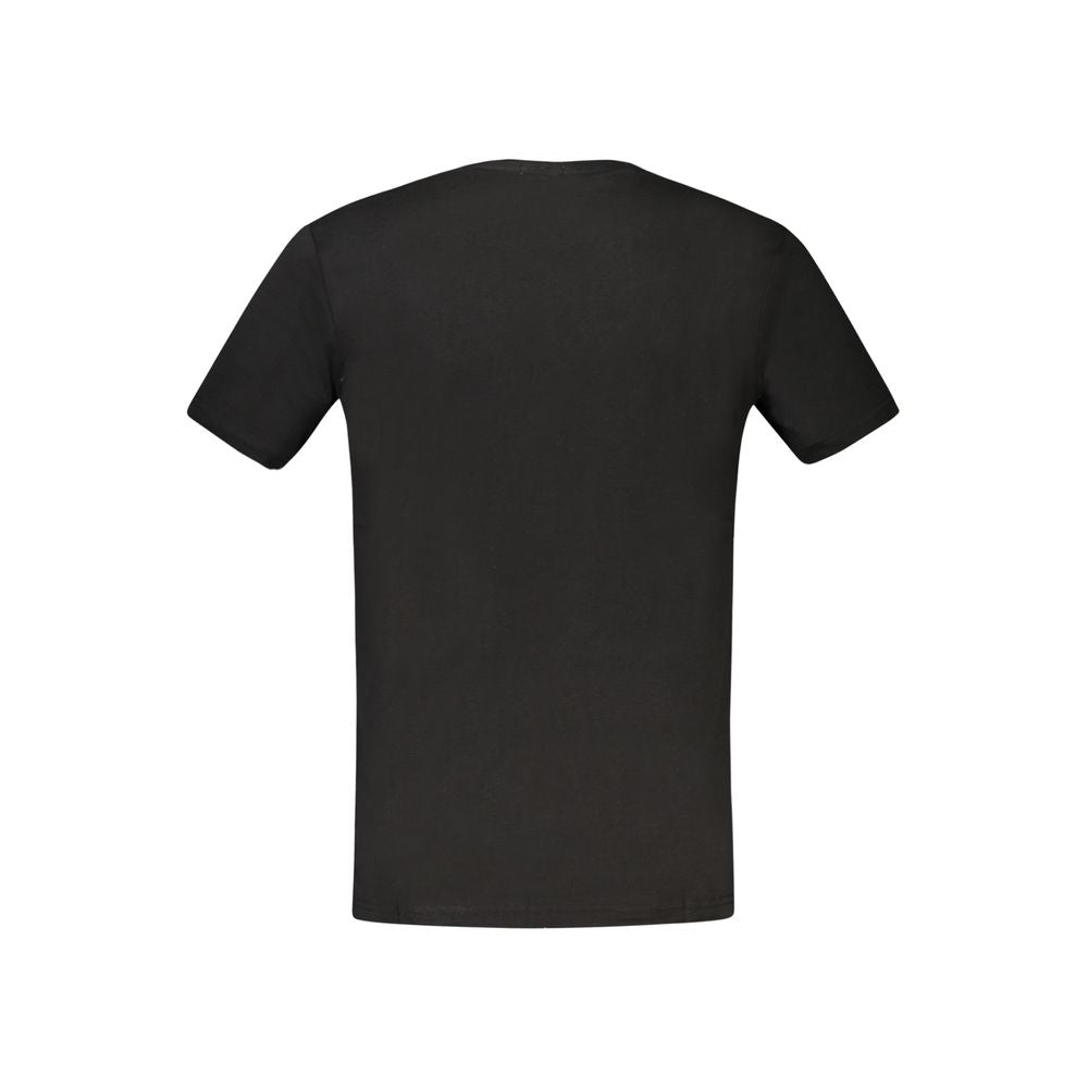 Rifle Black Cotton Men T-Shirt