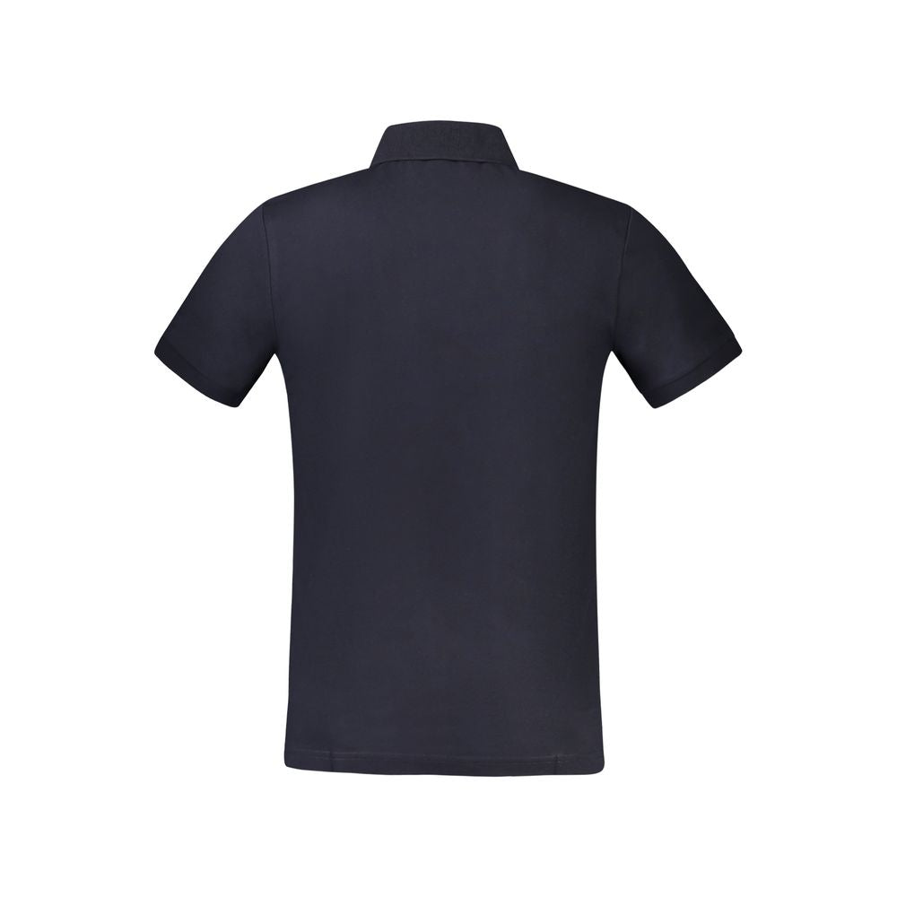 Hugo Boss Blue Cotton Men Polo Shirt