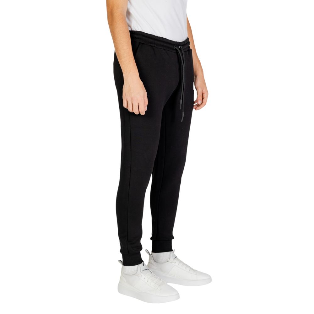 Icon Black And White Cotton Jeans & Pant