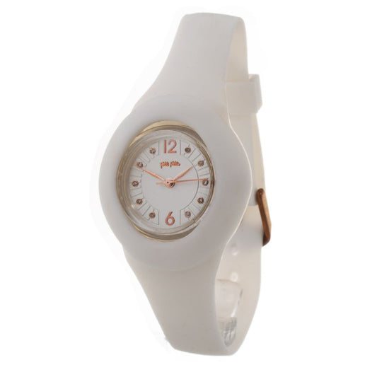 Folli Follie White Silicone Watch