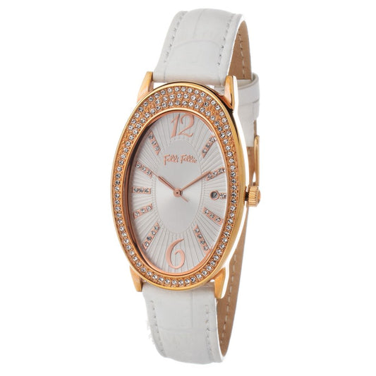 Folli Follie White Leather Watch