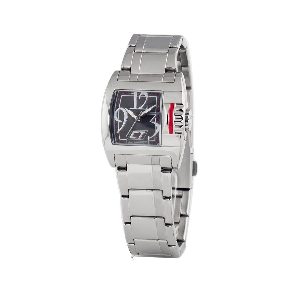 Chronotech Silver Stainless Steel Dress Watch