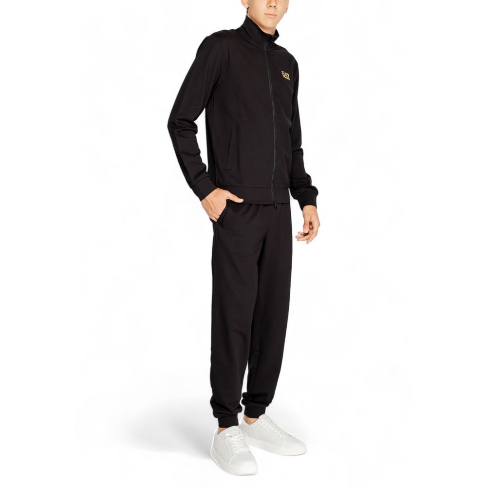 EA7 Emporio Armani Bicolor Cotton Sweatsuit