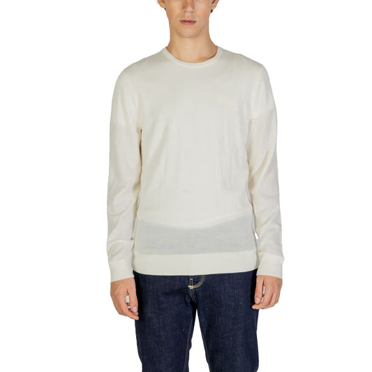 Calvin Klein Cream Recycled Wool T-Shirt