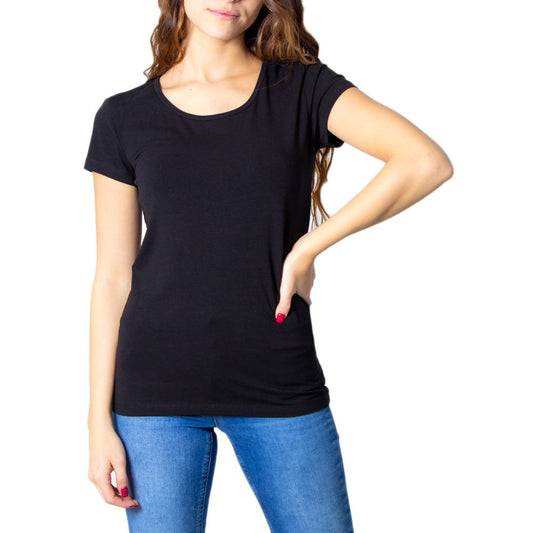 Only Black Cotton Tops & T-Shirt