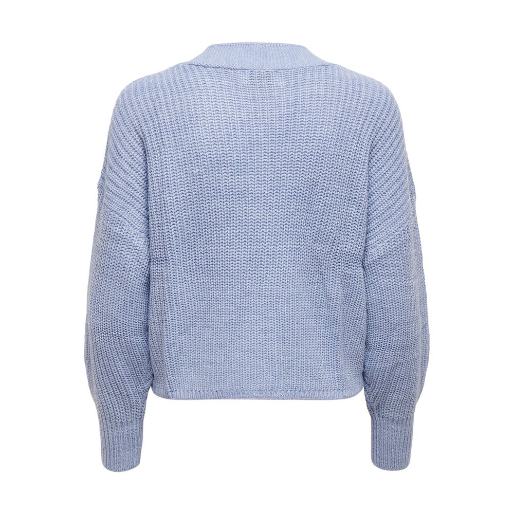 Only Blue Acrylic Cardigan