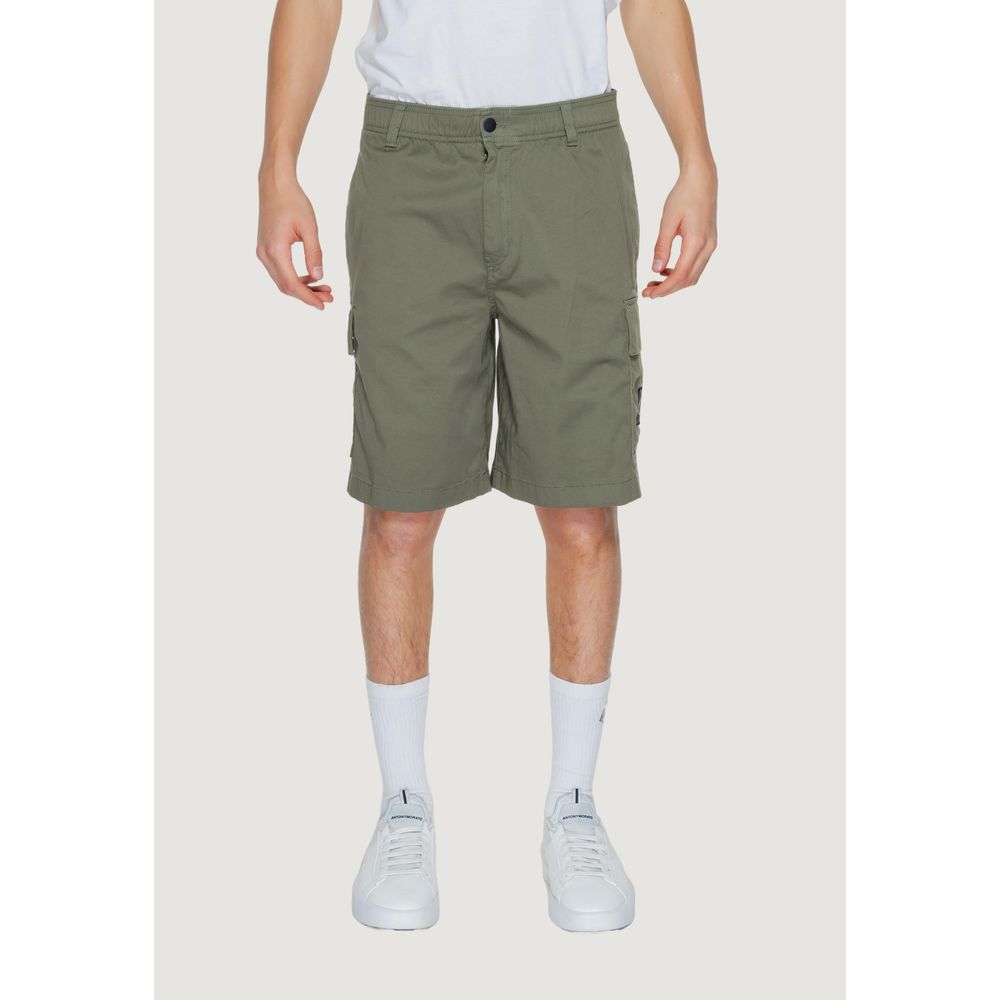 Calvin Klein Jeans Green Cotton Short