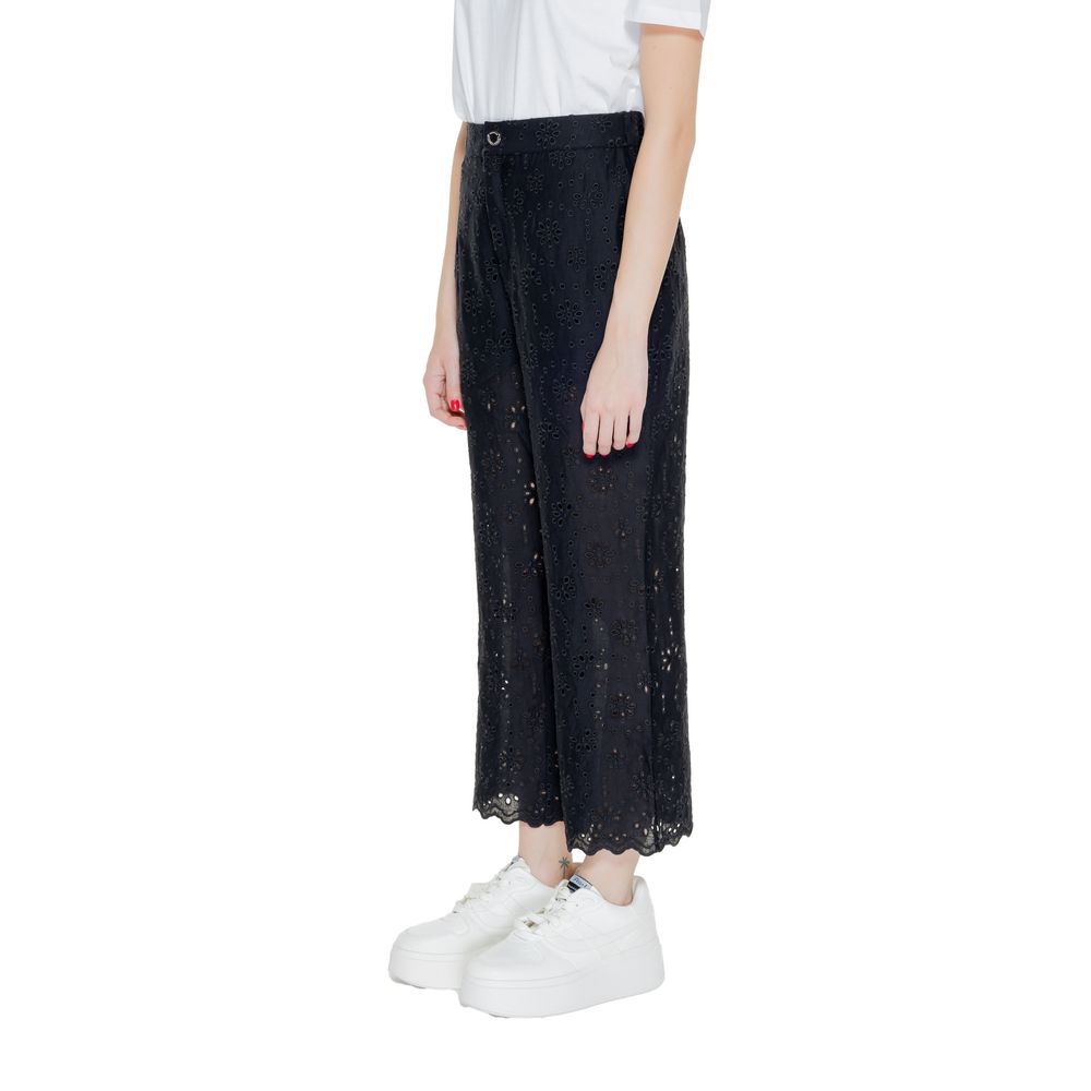 Morgan De Toi Black Viscose Jeans & Pant