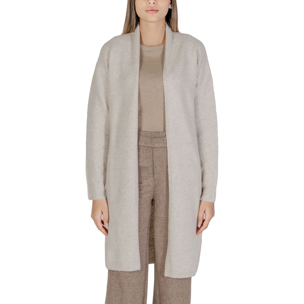 Morgan De Toi Beige Polyester Cardigan