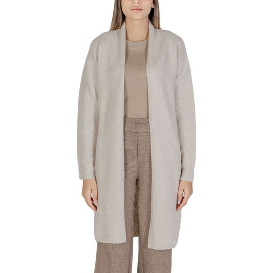 Morgan De Toi Beige Polyester Cardigan