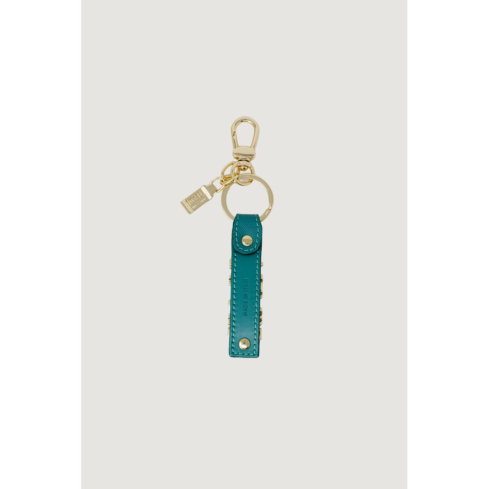 Alviero Martini Prima Classe Green Leather Keychain