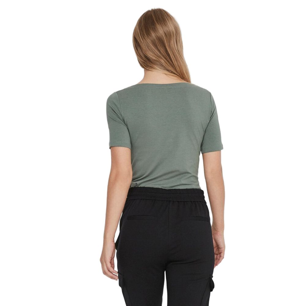 Vero Moda Green Viscose Tops & T-Shirt