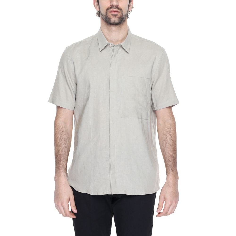 Antony Morato Beige Linen Shirt