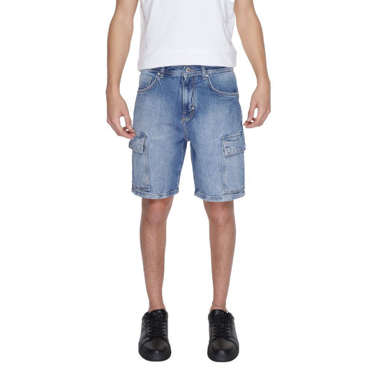 Antony Morato Blue Cotton Short