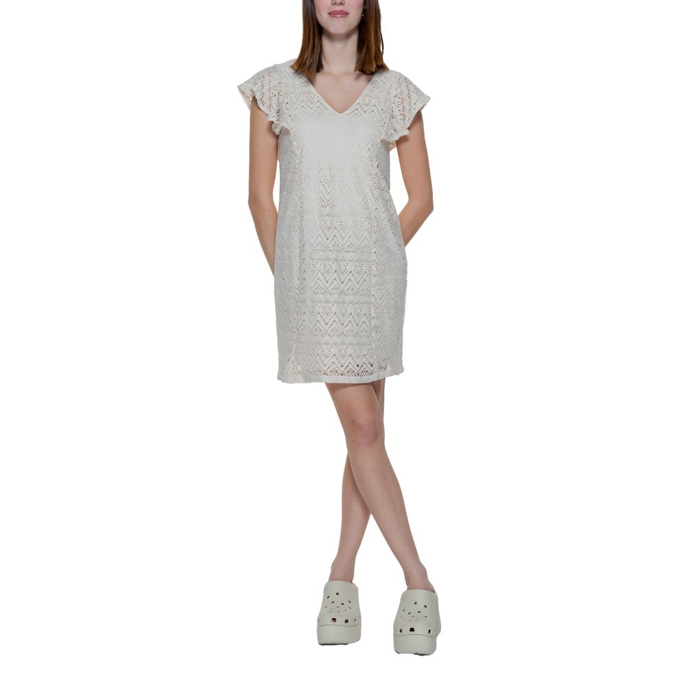 Vero Moda Beige Polyester Dress