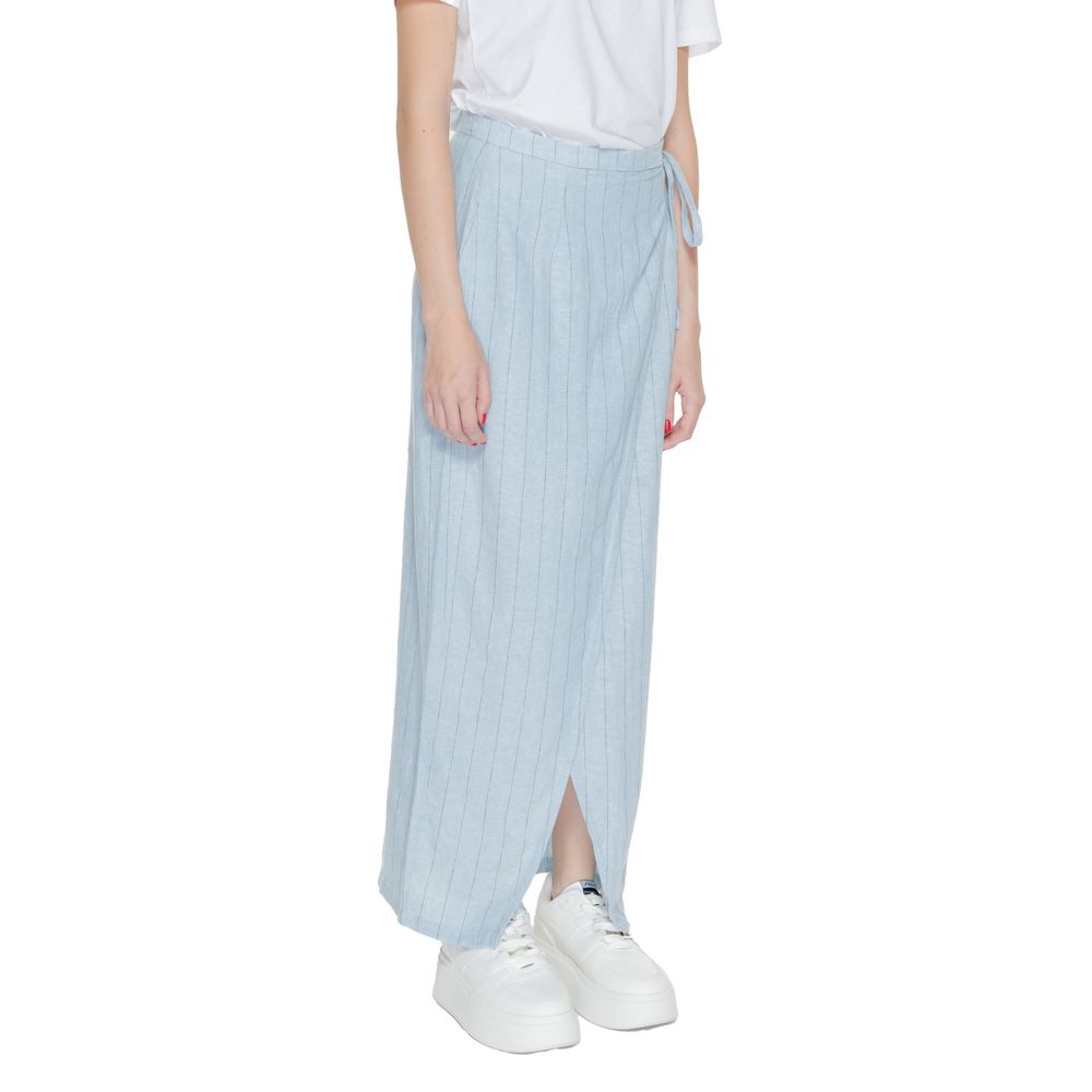 Vero Moda Light Blue Linen Skirt