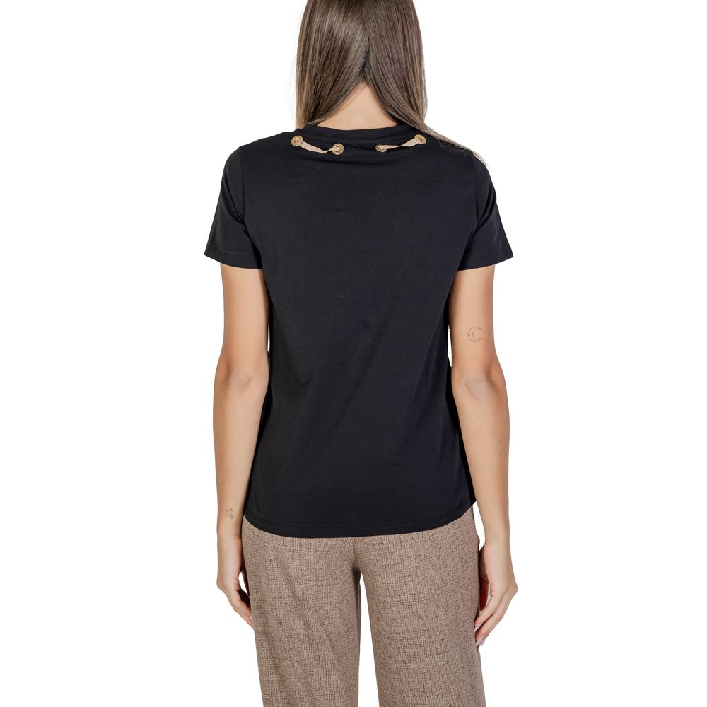 Alviero Martini Prima Classe Black Cotton Tops & T-Shirt