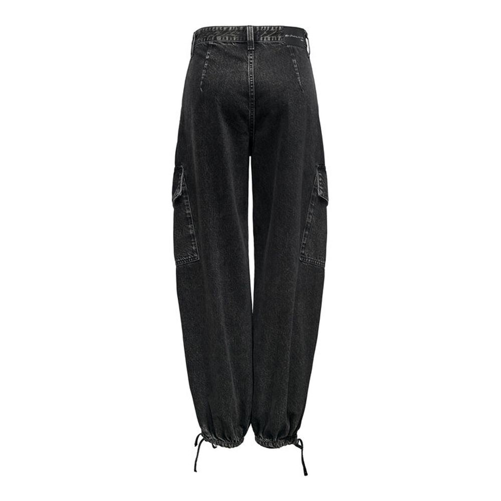 Only Black Cotton Jeans & Pant