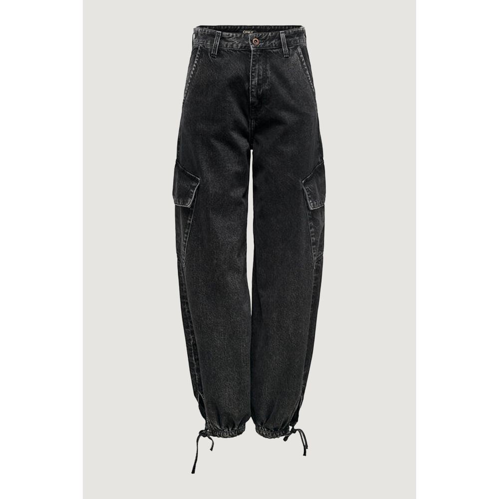 Only Black Cotton Jeans & Pant