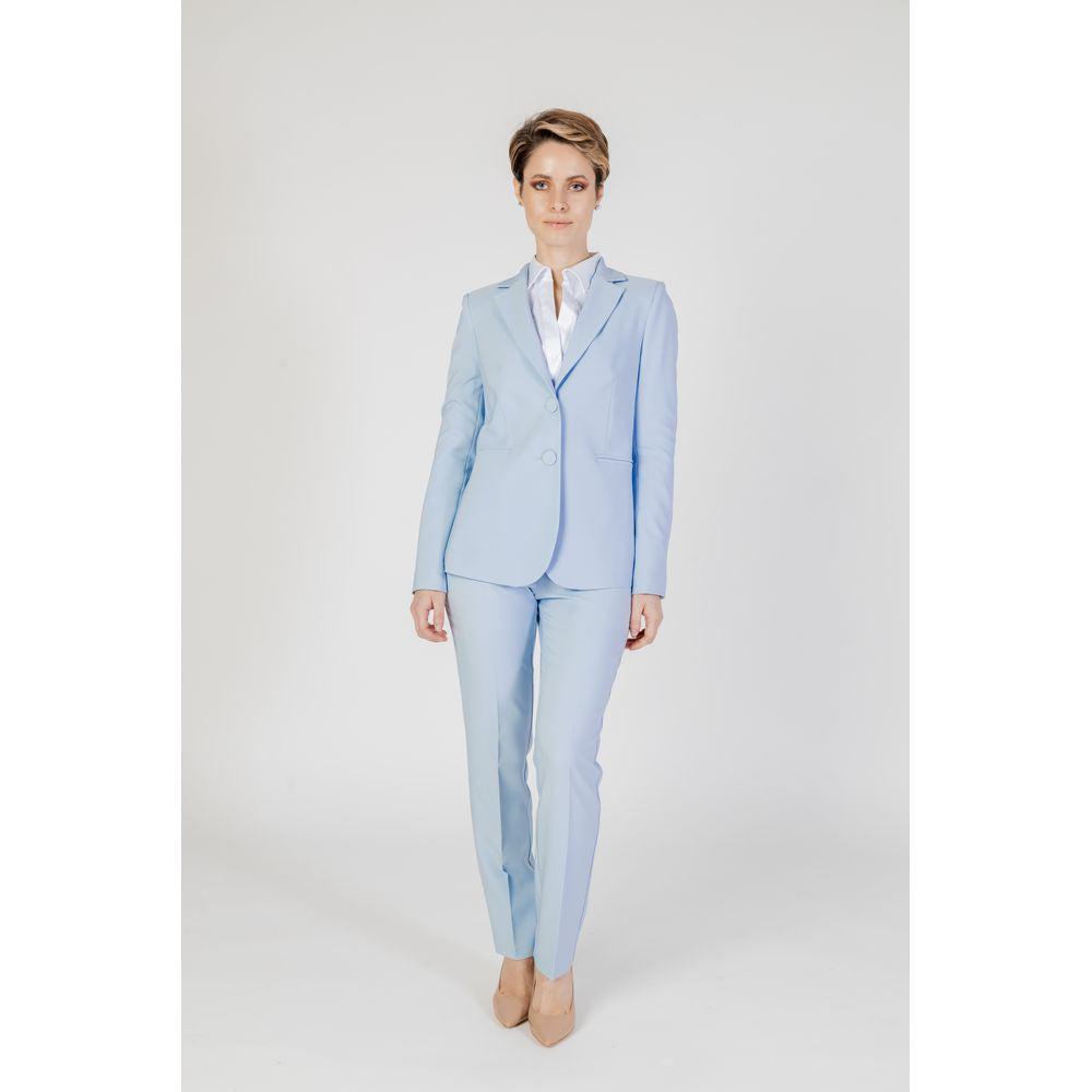 Sandro Ferrone Blue Polyester Suits & Blazer