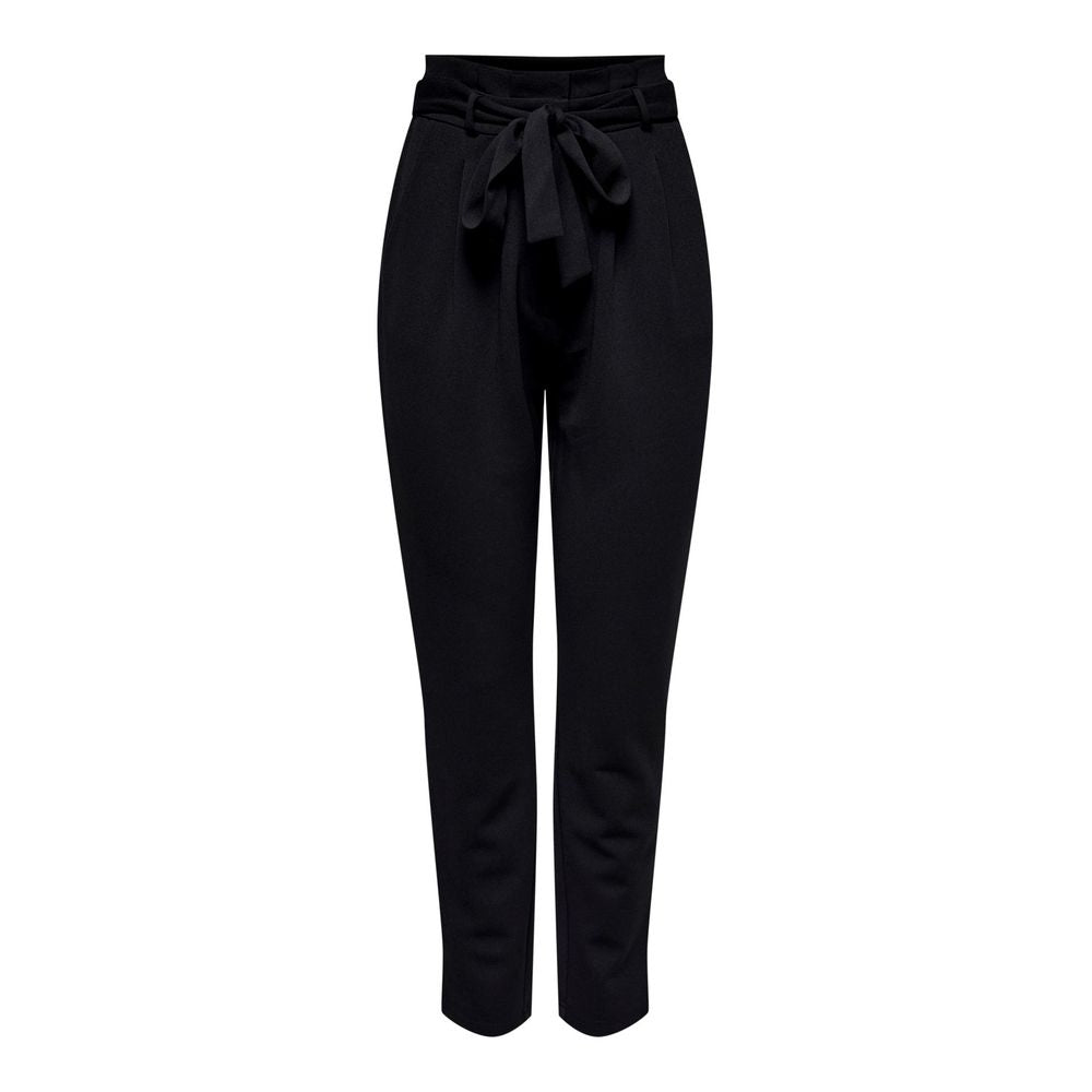 Jacqueline De Yong Black Polyester Jeans & Pant