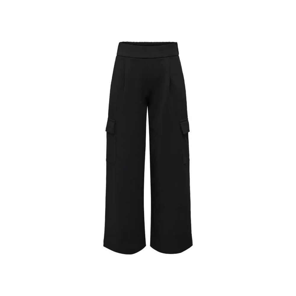 Jacqueline De Yong Black Polyester Jeans & Pant