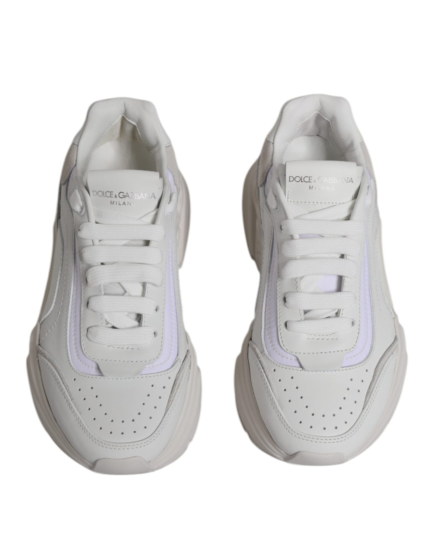 Dolce & Gabbana White Daymaster Low Top Sneakers Shoes