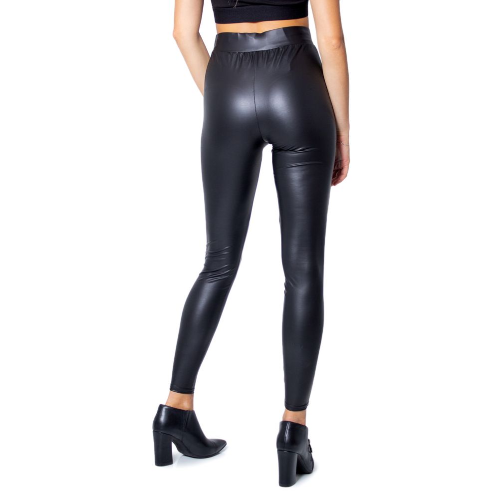 Only Black Polyester Jeans & Pant