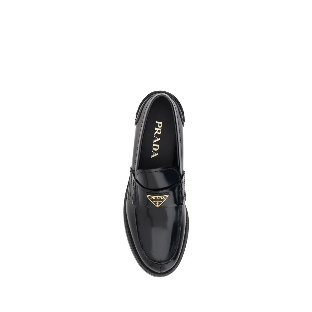 Prada Logo Loafers