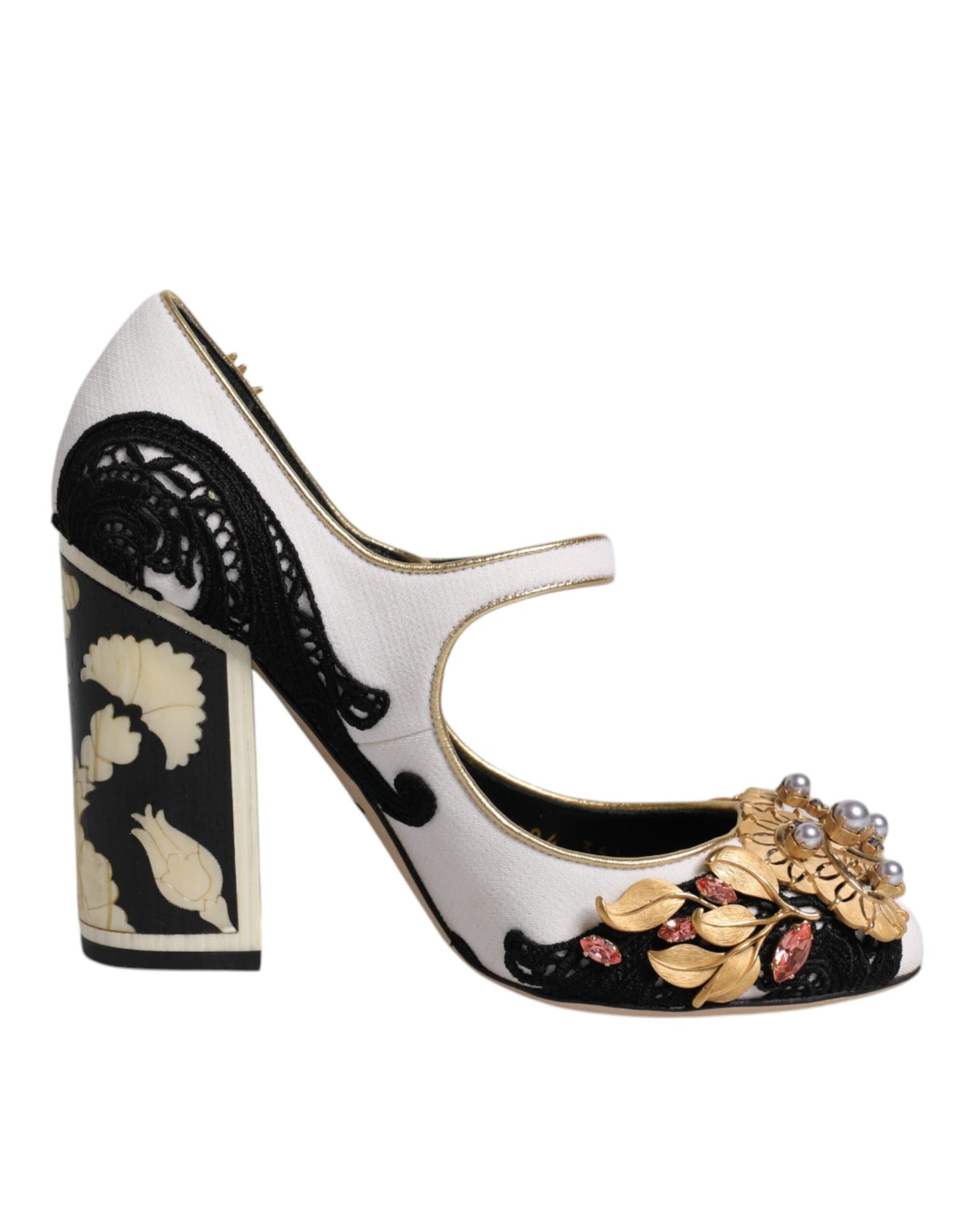 Dolce & Gabbana Multicolor Embellished Heels Pumps Shoes