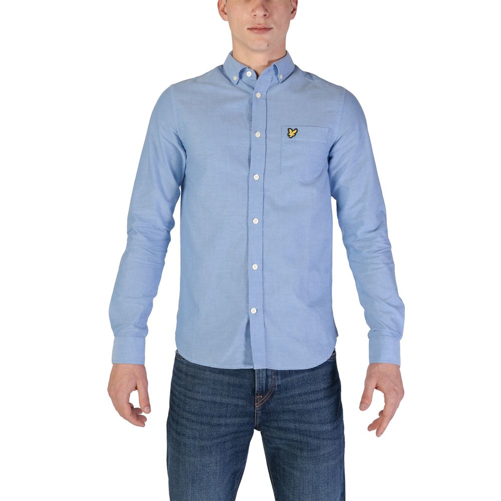 Lyle & Scott Blue Organic Cotton Shirt