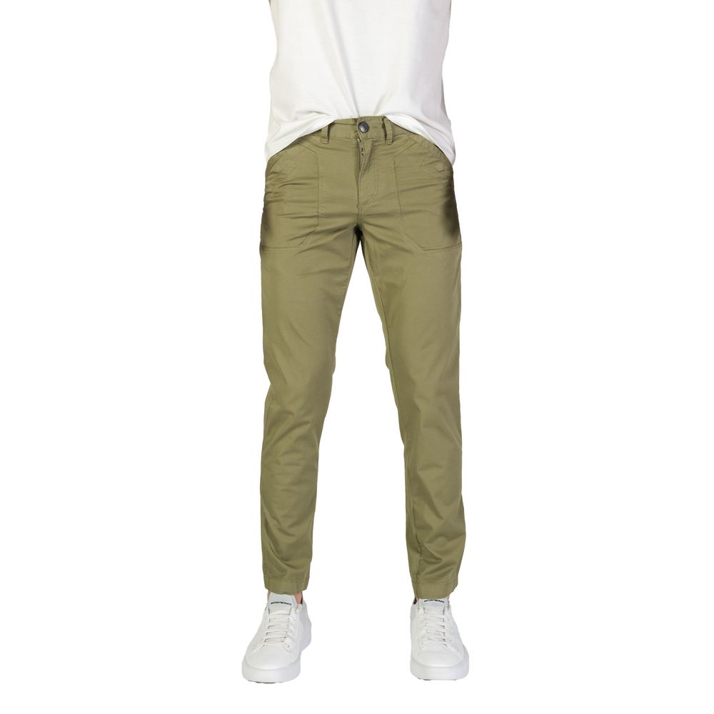 Refrigiwear Green Cotton Jeans & Pant