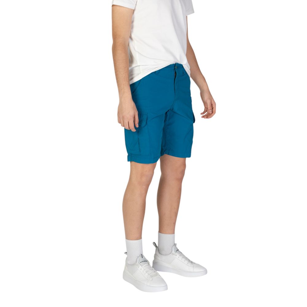 Napapijri Turquoise Cotton Short