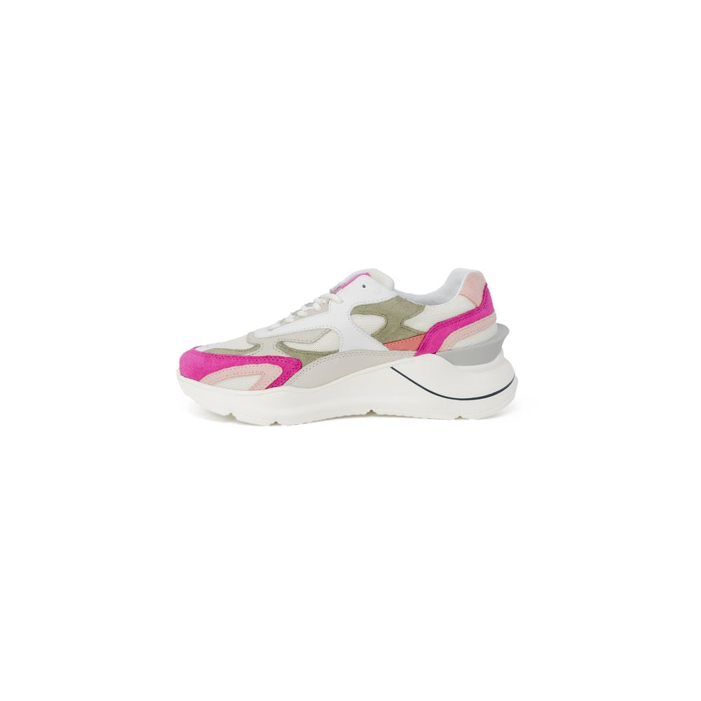 D.A.T.E Pink Suede Sneaker