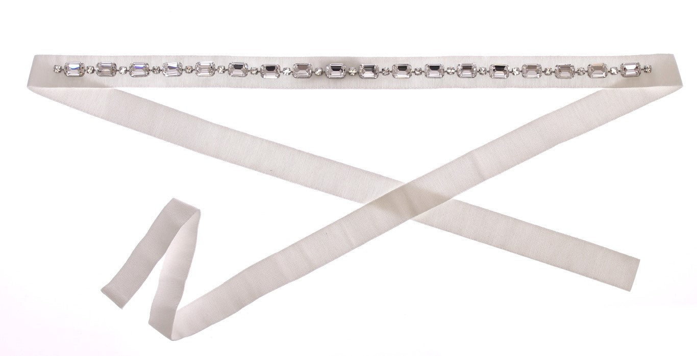 Dolce & Gabbana Elegant Crystal-Embellished Waist Belt - KALAJ