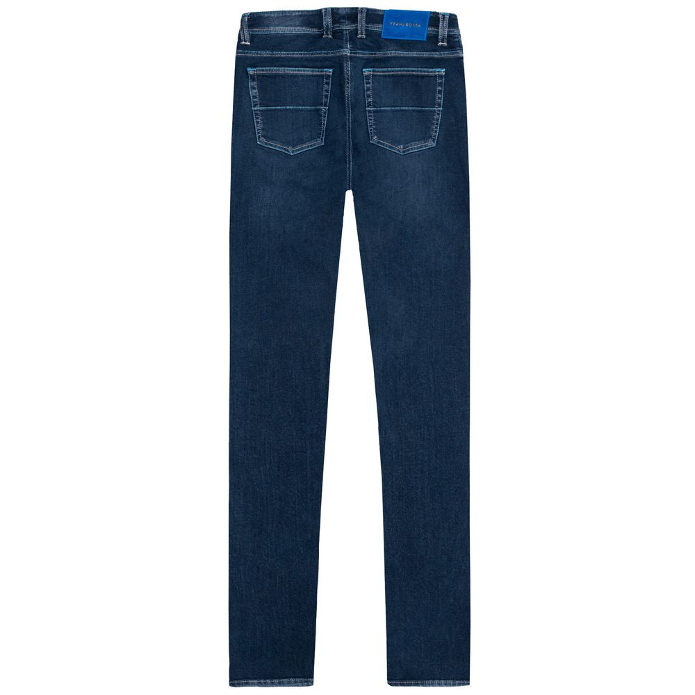 Tramarossa Blue Cotton Jeans Denim