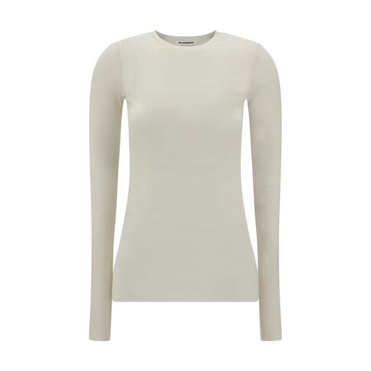 Jil Sander Semi-sheer Long Sleeve Top