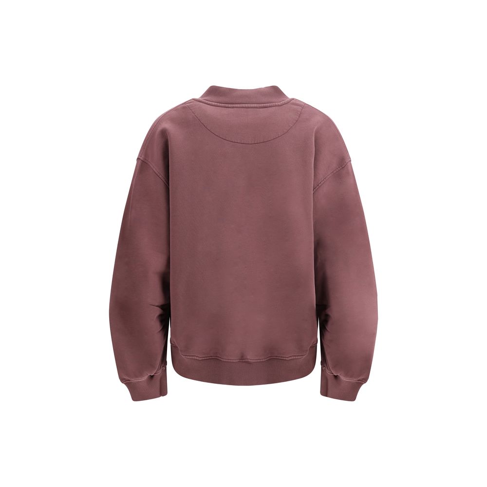 The Attico V-neck cropped Sweatshirt