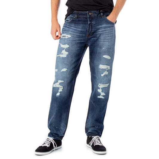 Only & Sons Blue Cotton Slim Fit Jeans