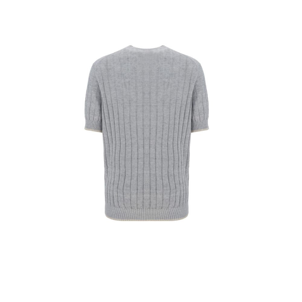 Brunello Cucinelli Ribbed T-Shirt