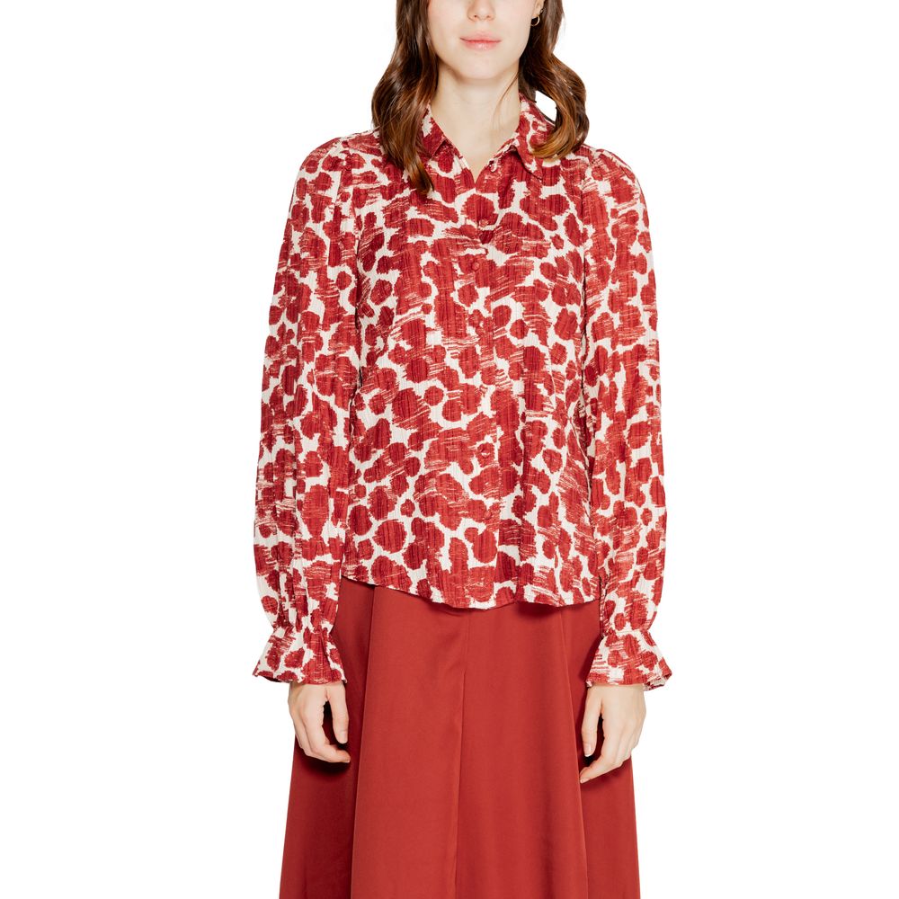 Vero Moda Red Polyester Sweater