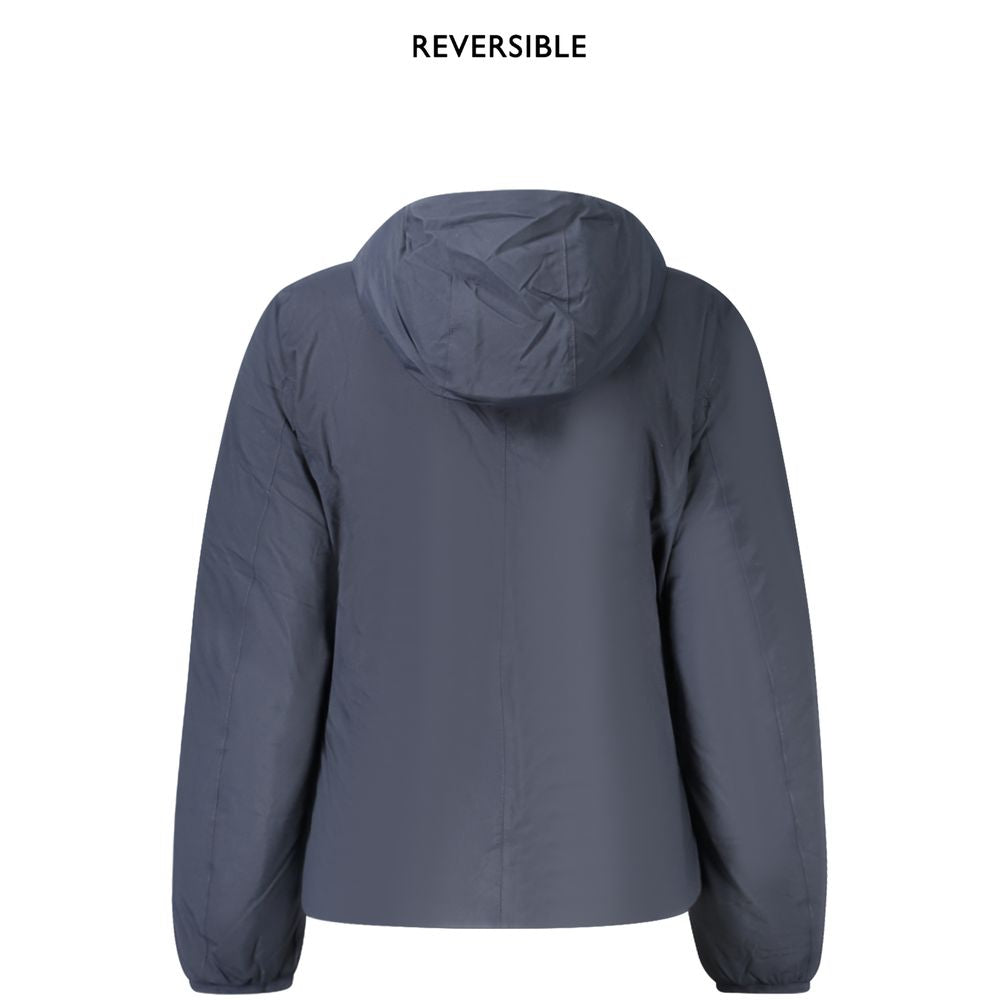 K-WAY Blue Polyamide Women Jacket