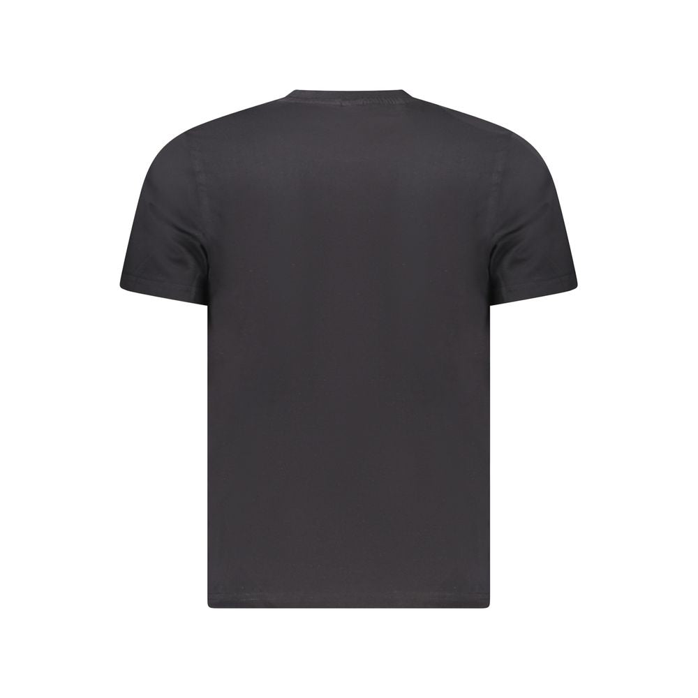 North Sails Black Cotton Men T-Shirt